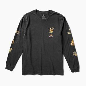 Roark Black Long Sleeve Tee with Graphic Accents